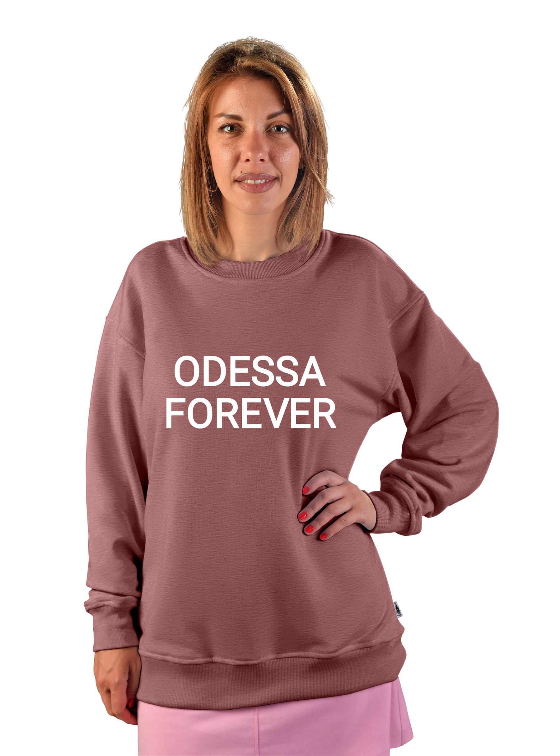 Світшот жіночий "Odessa forever", напис