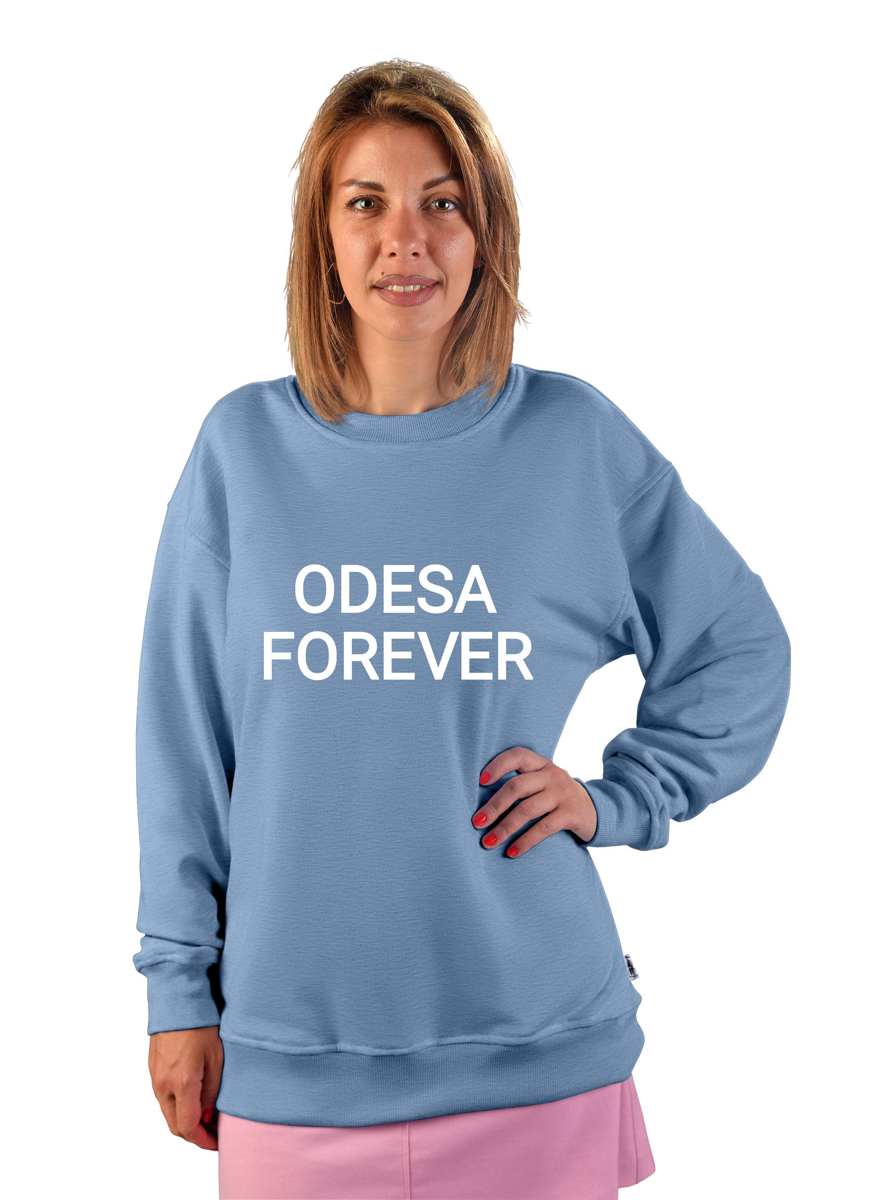 Світшот жіночий "Odesa forever", напис