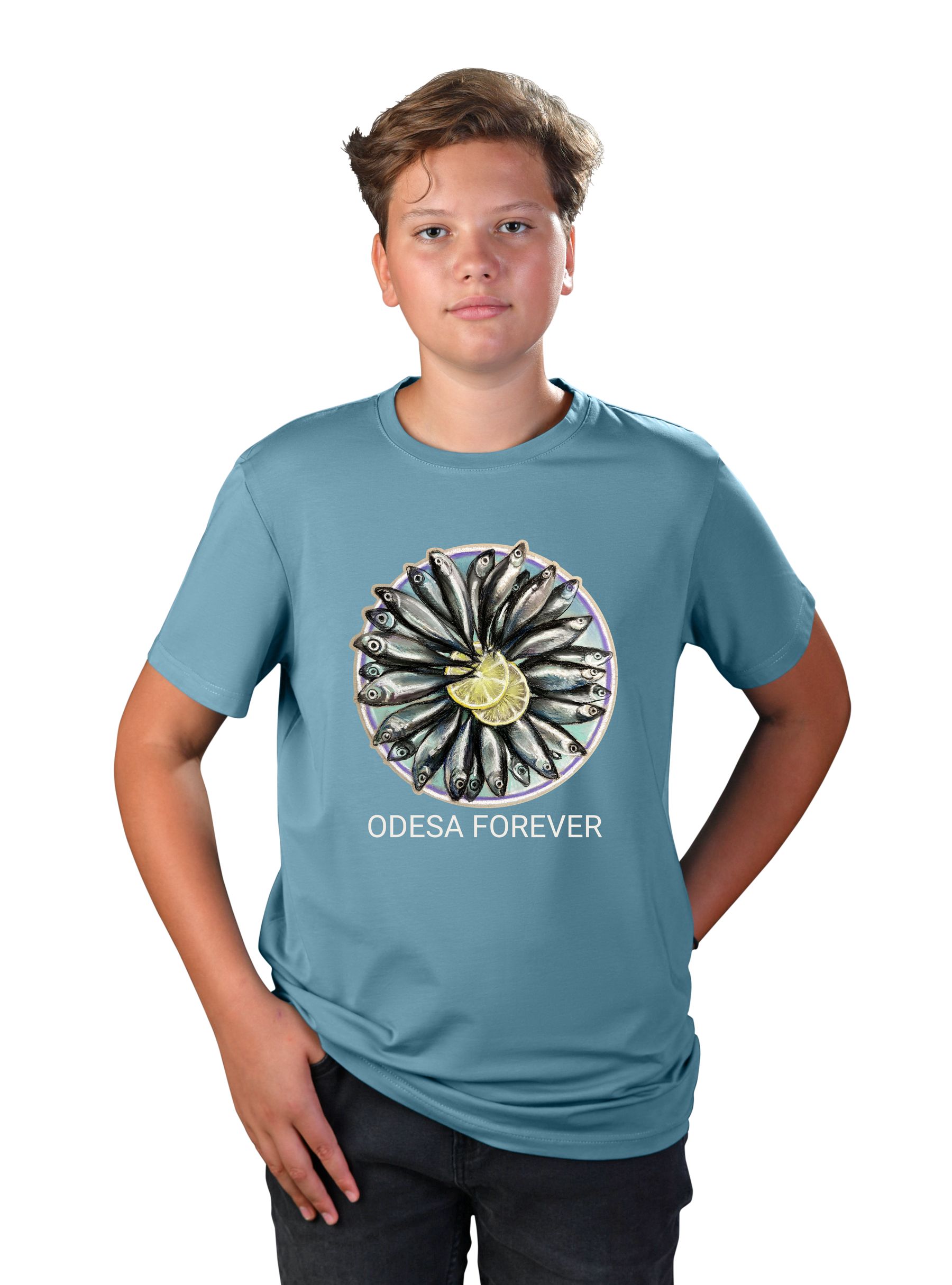 Футболка підліткова для юнака "Odessa forever"