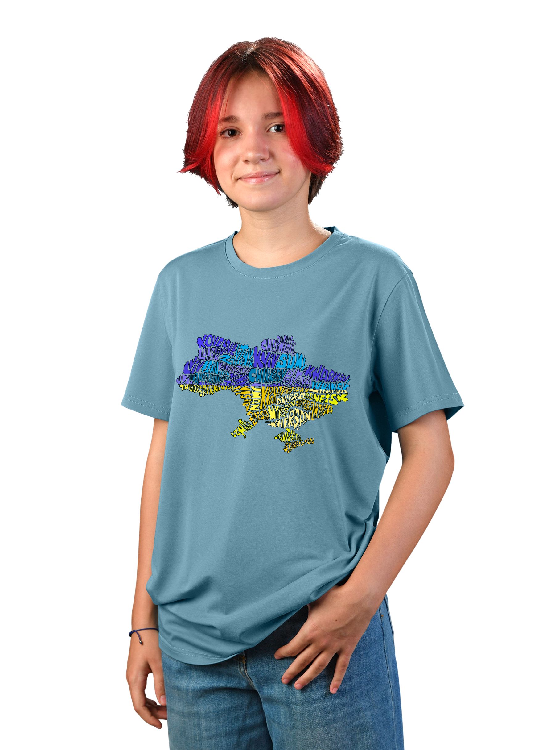 Футболка підліткова для дівчини "Ukraine"