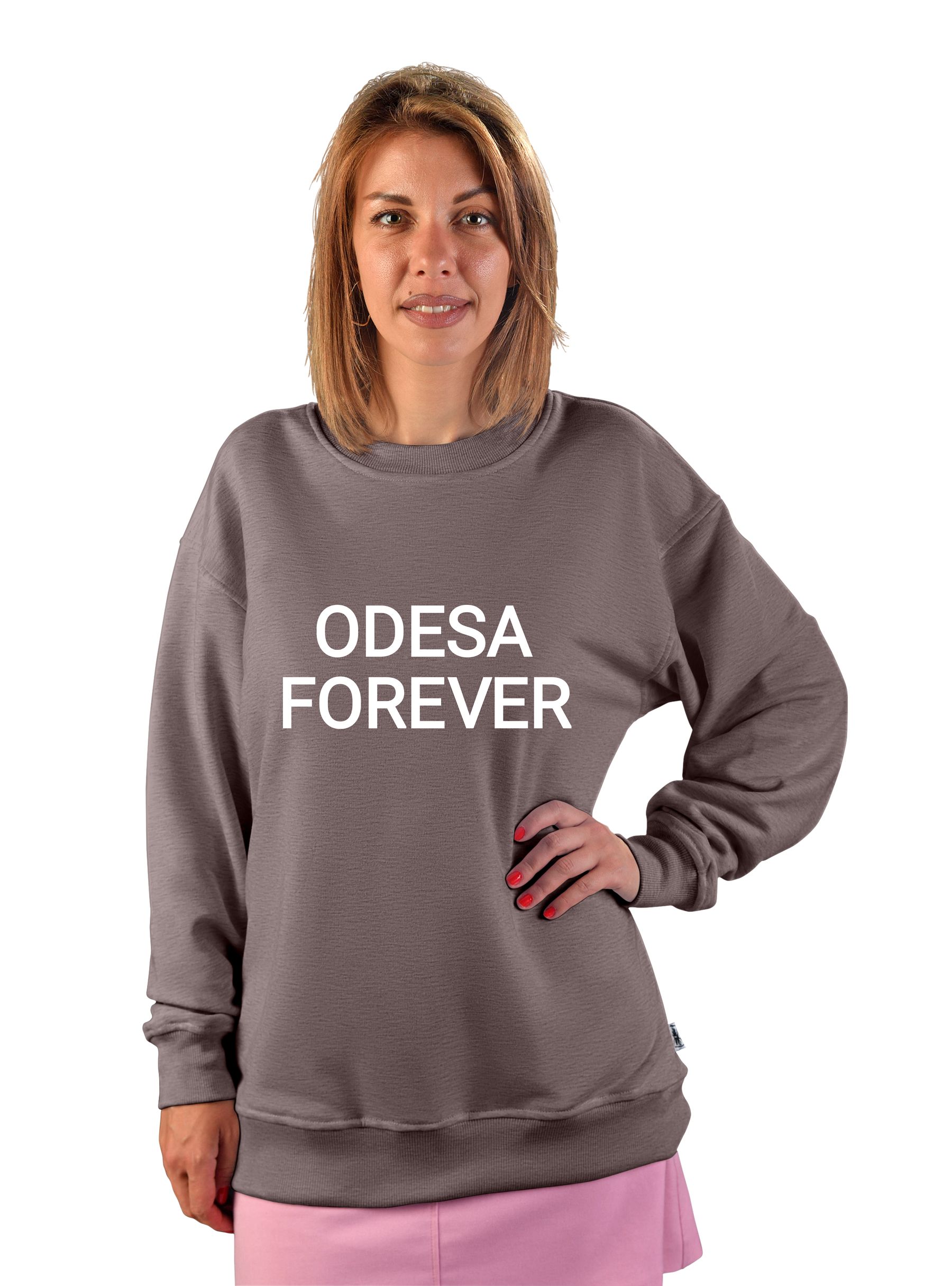 Світшот жіночий "Odesa forever", напис