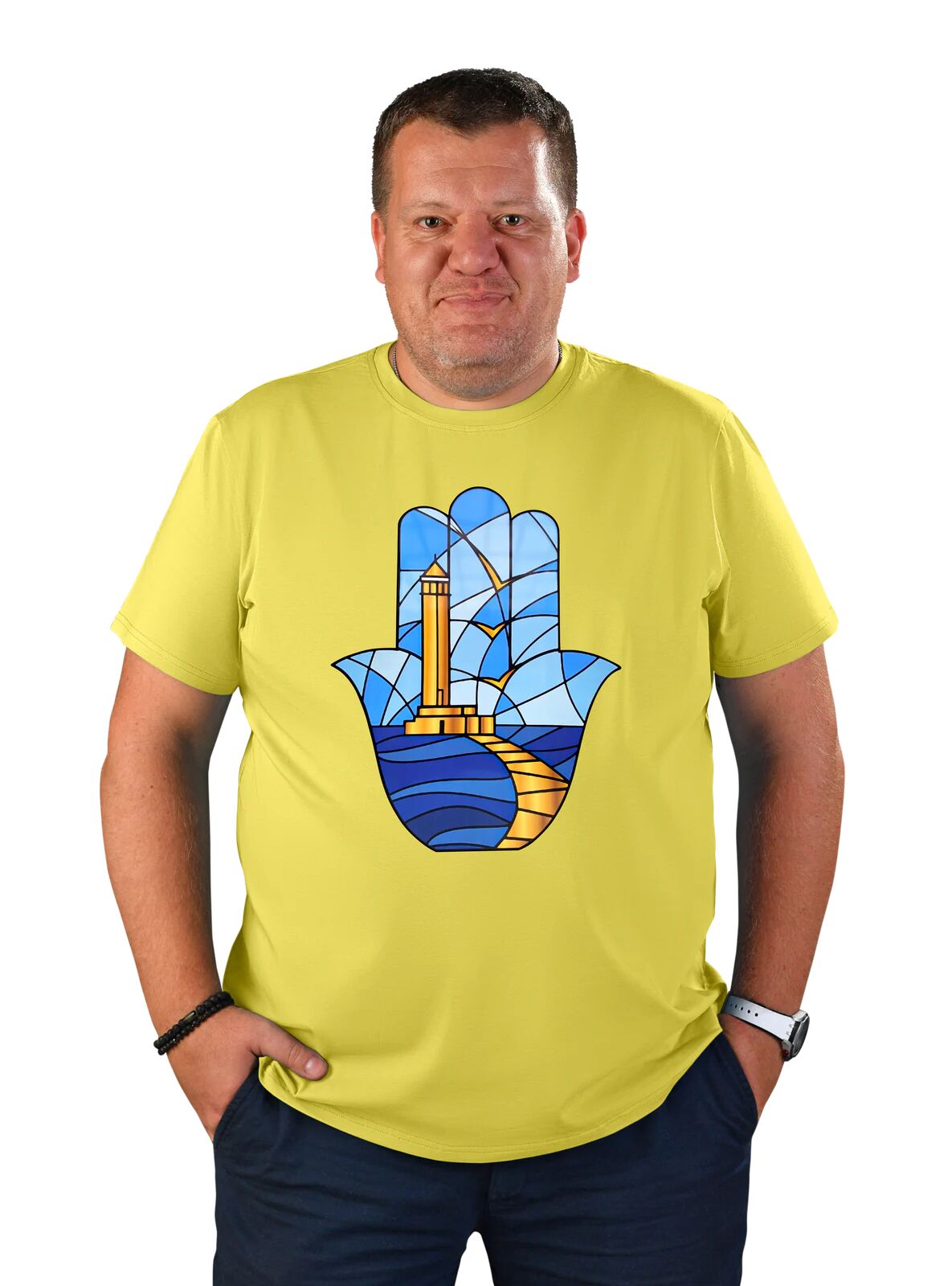 Футболка чоловіча "Ладонь Хамса"