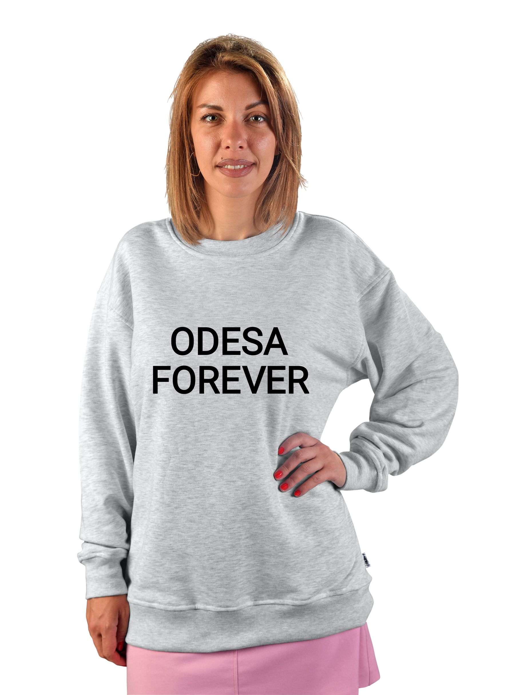 Світшот жіночий "Odesa forever", напис