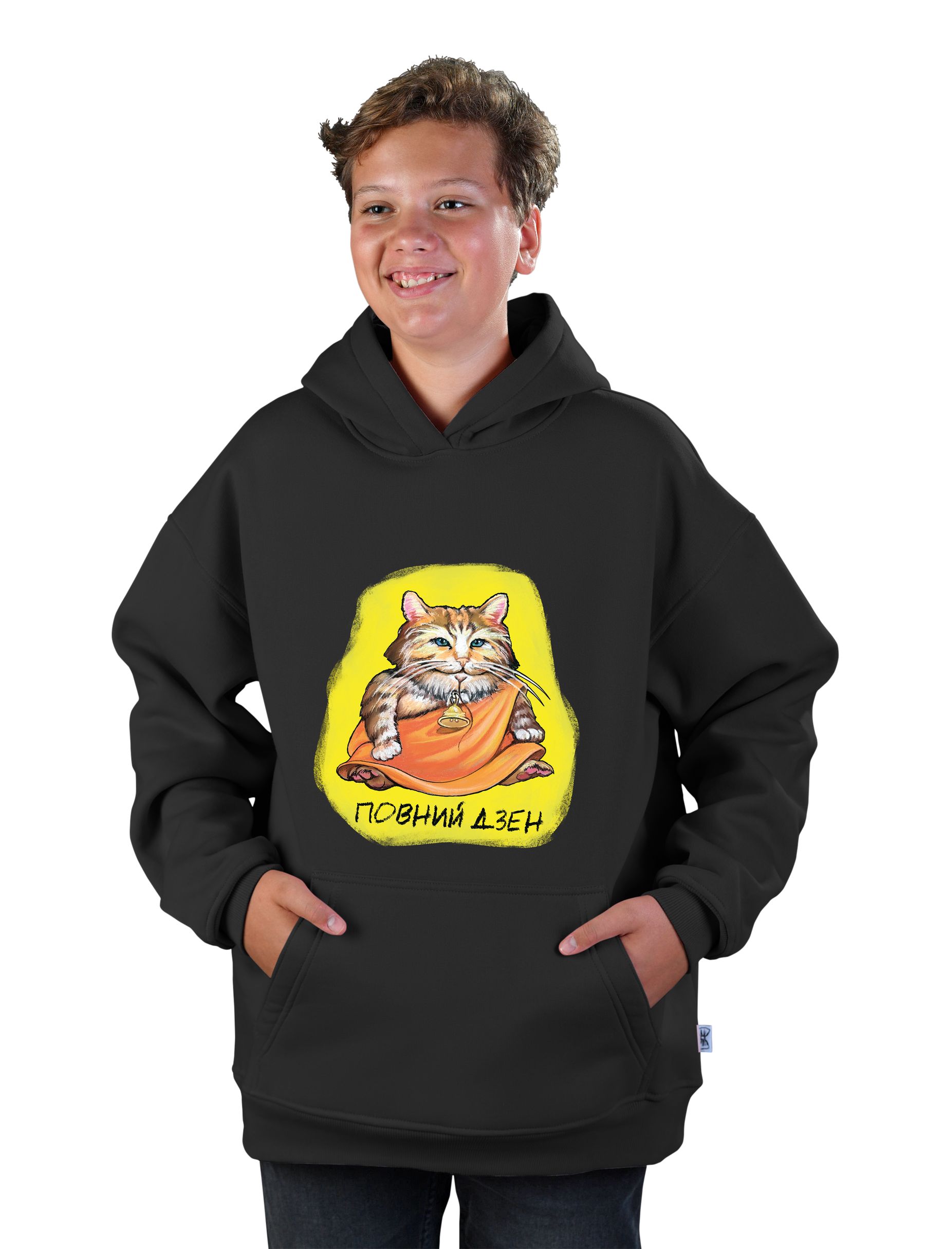 Худи підліткове для юнака "Повний дзен"
