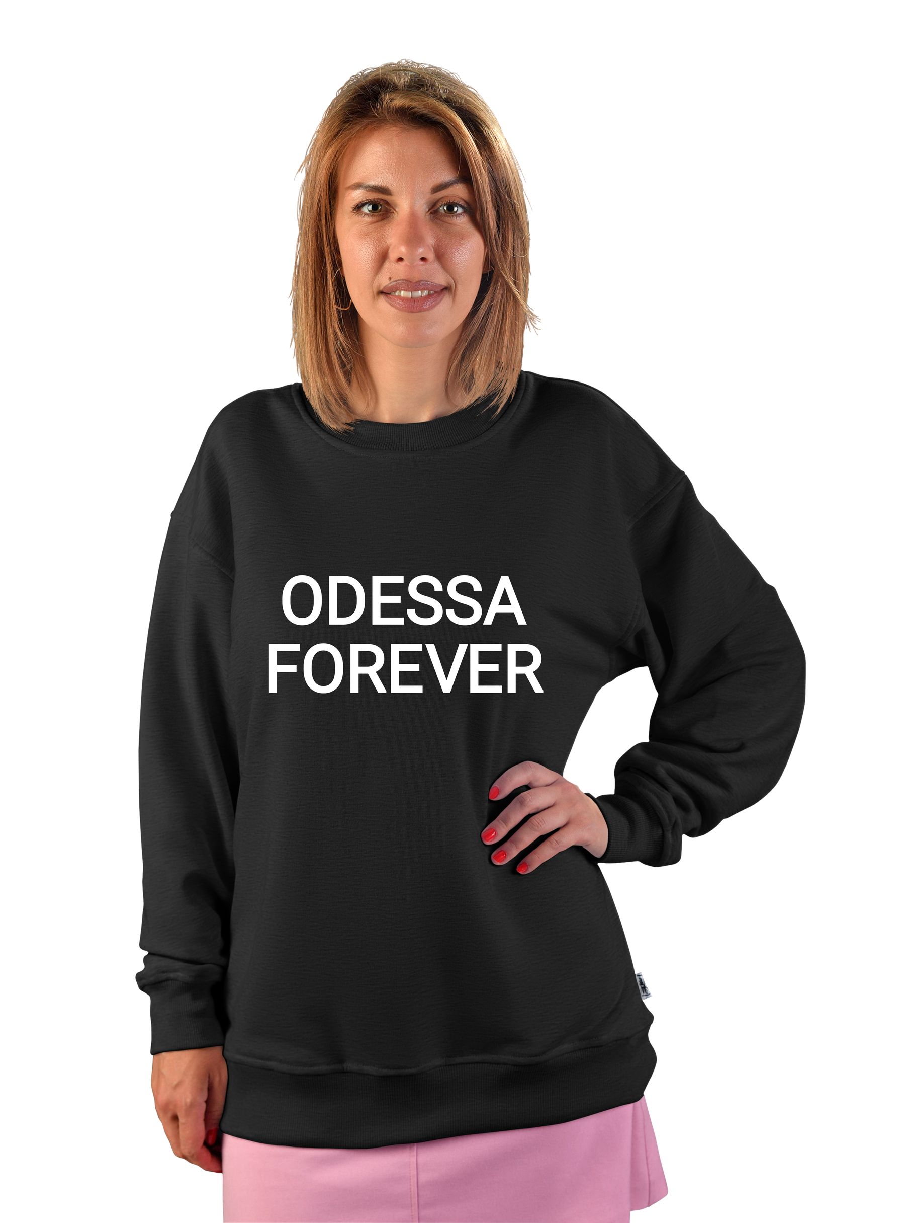 Світшот жіночий "Odessa forever", напис