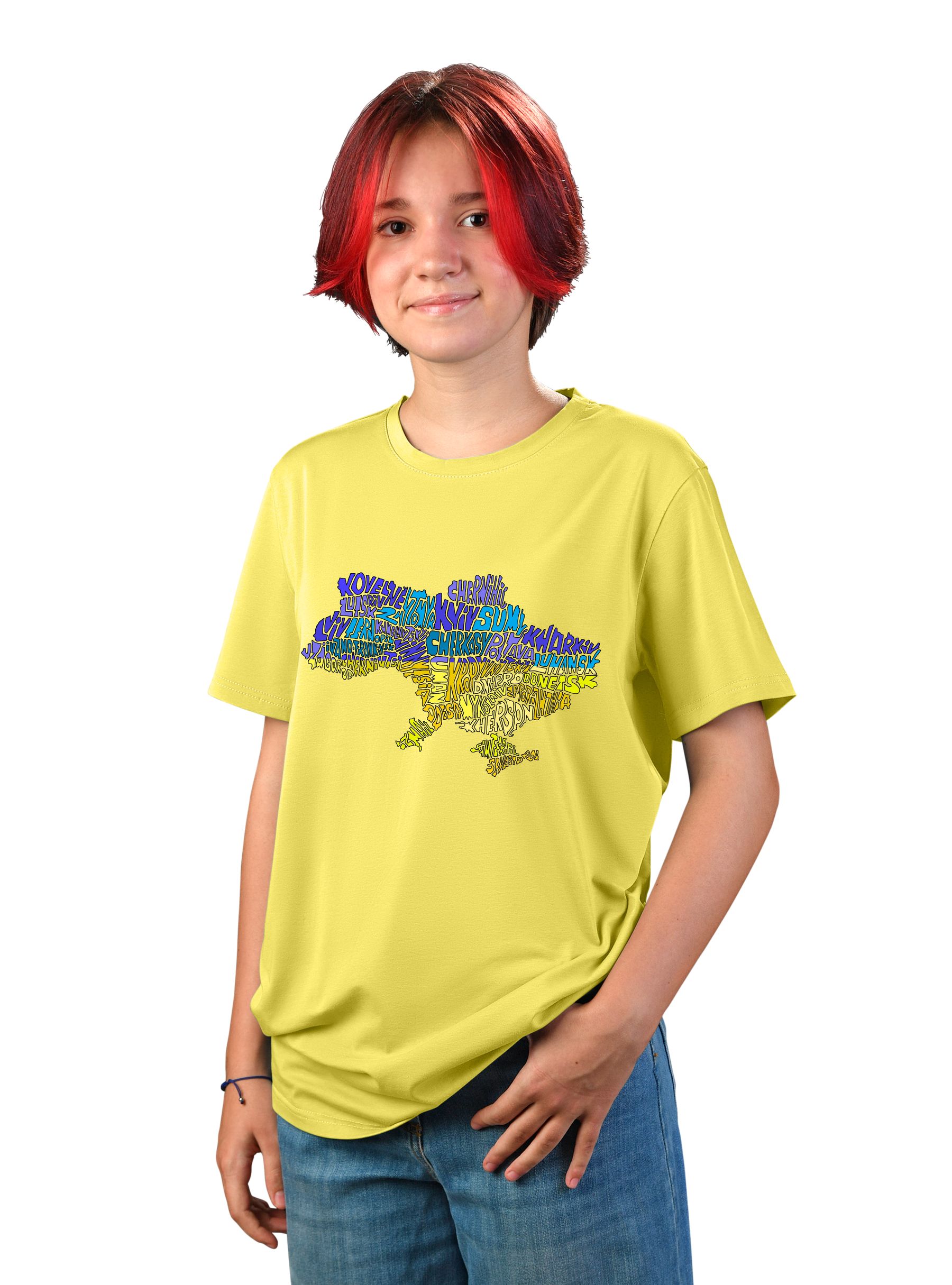 Футболка підліткова для дівчини "Ukraine"