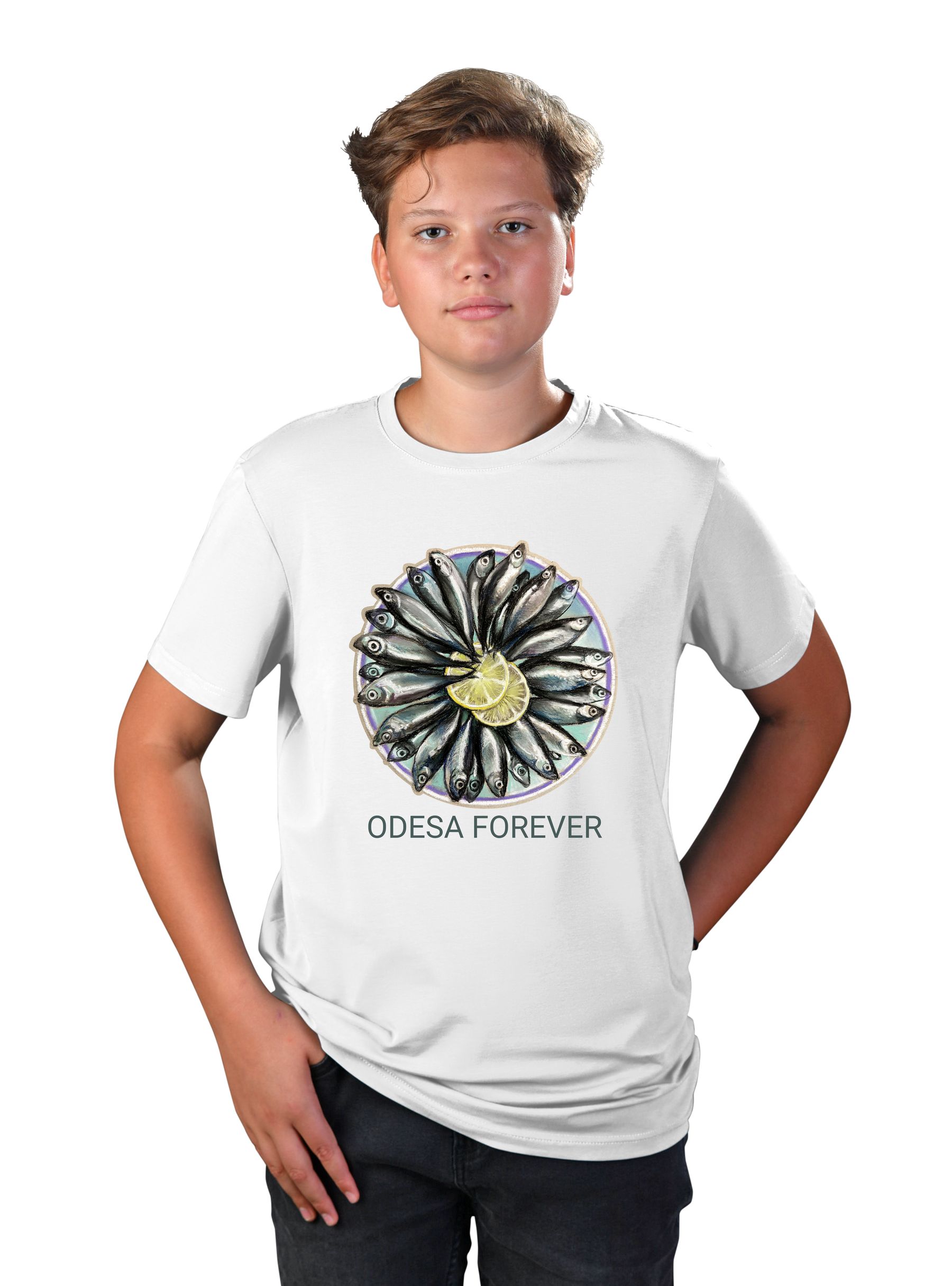 Футболка підліткова для юнака "Odessa forever"