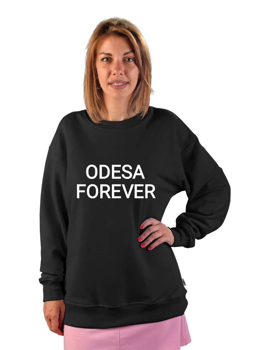Світшот жіночий "Odesa forever", напис