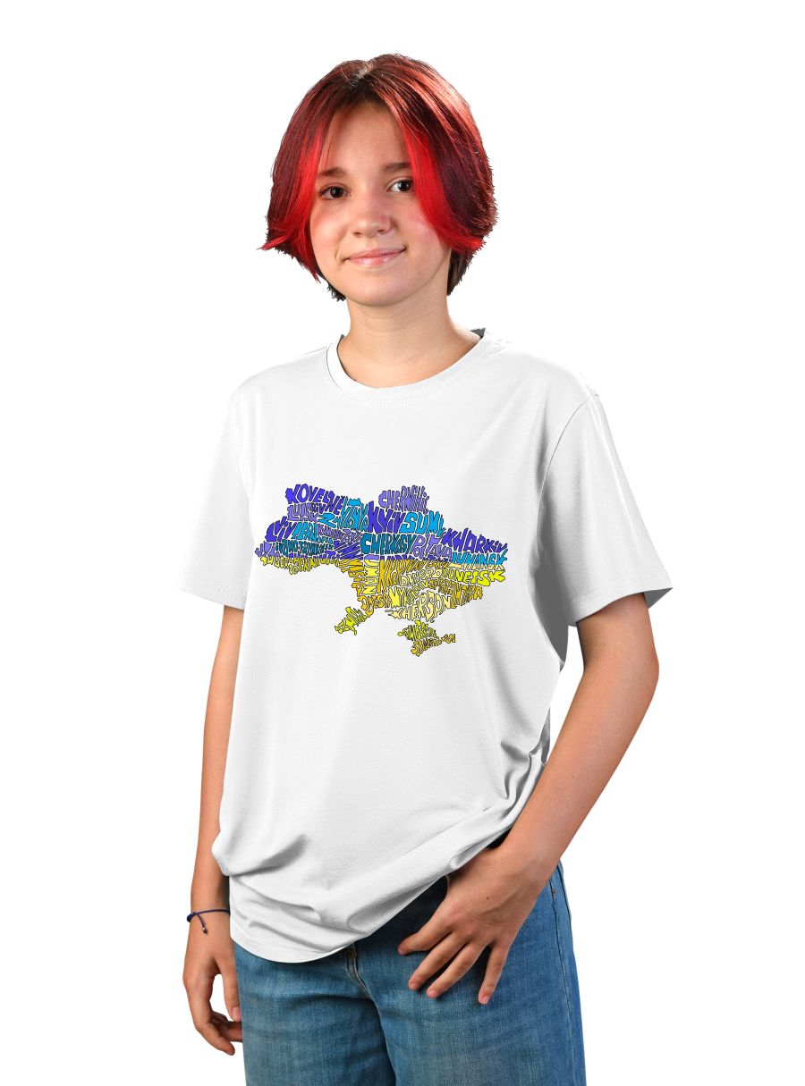 Футболка підліткова для дівчини "Ukraine"
